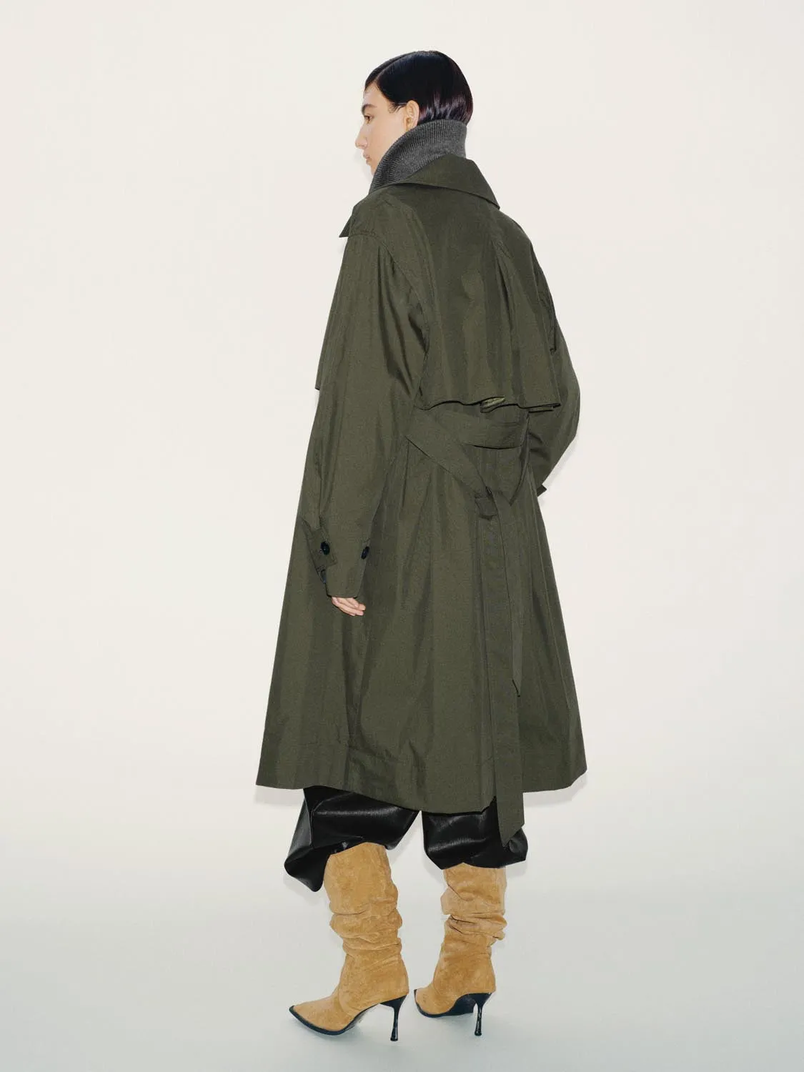 Oversize Double Breasted Trench Coats sold by Urban Revivo product image thumbnail 5
