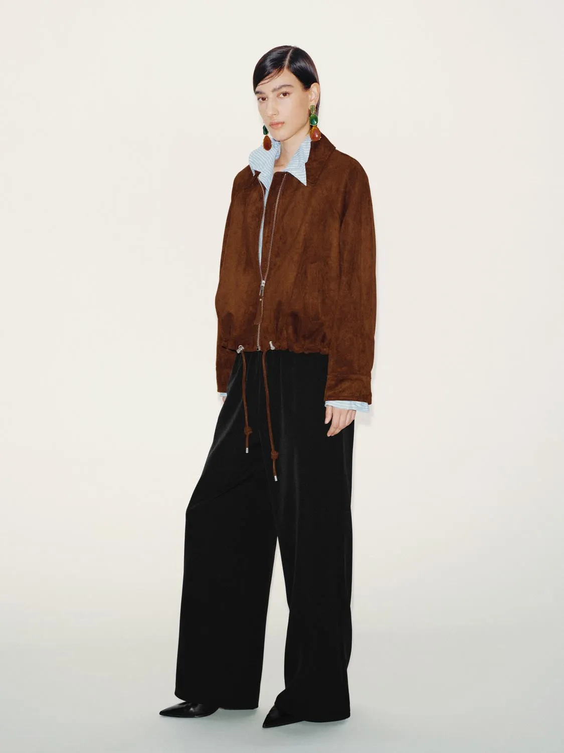 Drawstring Bomber Jackets sold by Urban Revivo product image thumbnail 5