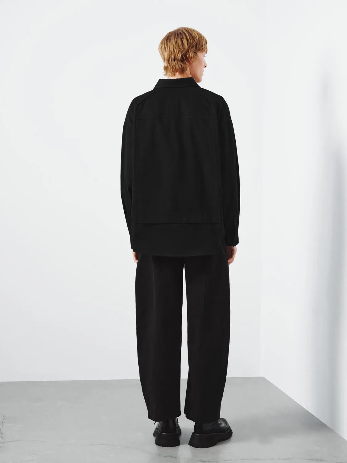 Pull On Drawstring Barrel Leg Pants sold by Urban Revivo product image thumbnail 4