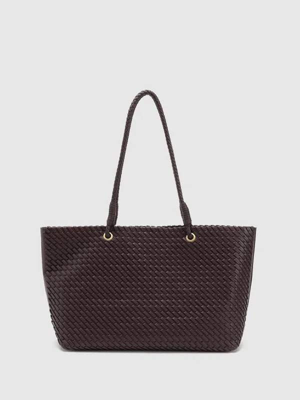 Braided Weave Oversize Shoulder Bags sold by Urban Revivo