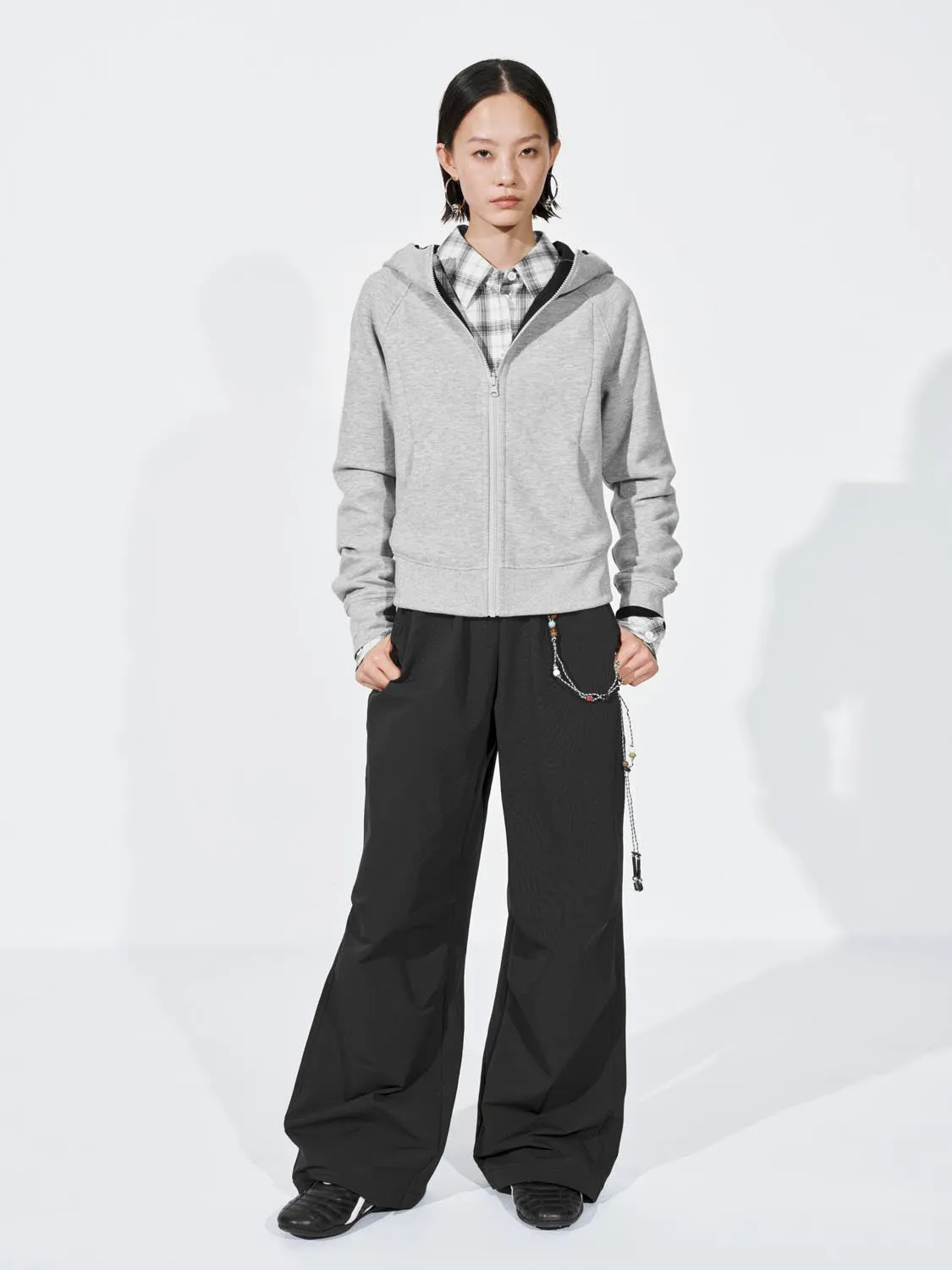 Hooded Zip Up Track Jackets sold by Urban Revivo product image thumbnail 5