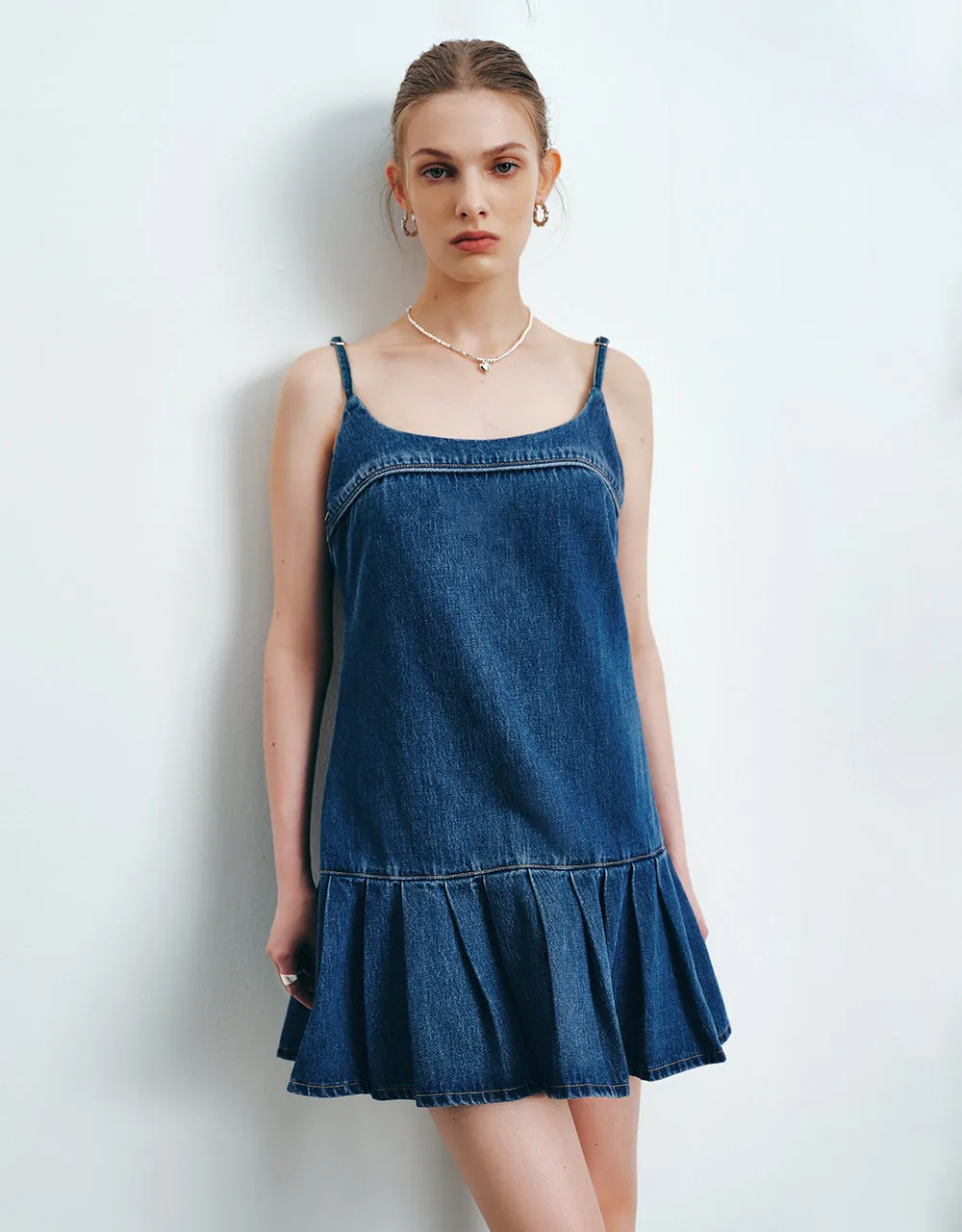 Cami Denim Dress sold by Urban Revivo