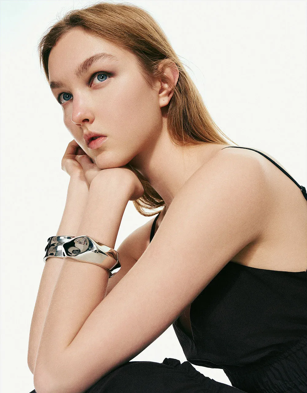 Elastic Waist V-Neck A-Line Cami Dress sold by Urban Revivo product image thumbnail 4