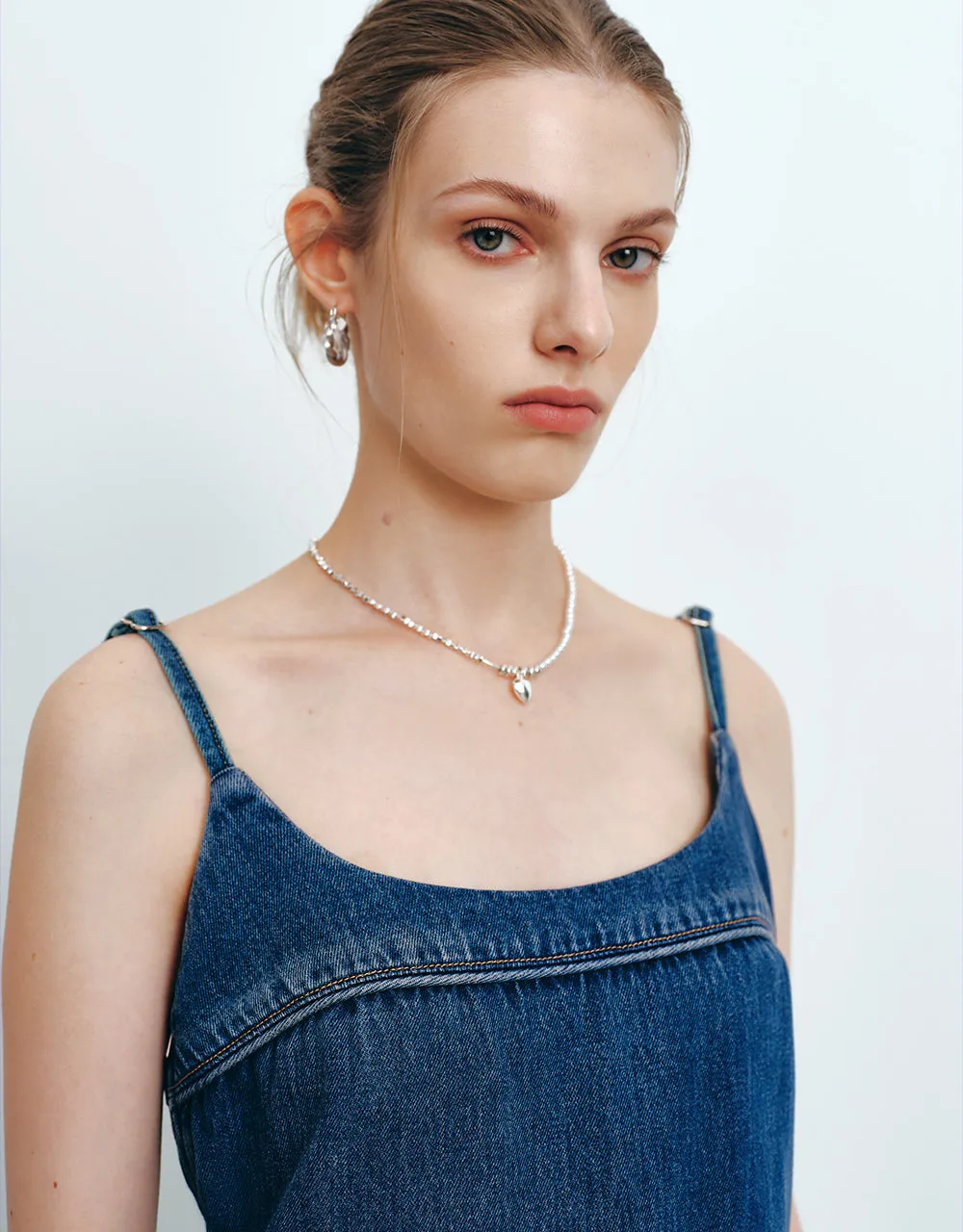 Cami Denim Dress sold by Urban Revivo product image thumbnail 4