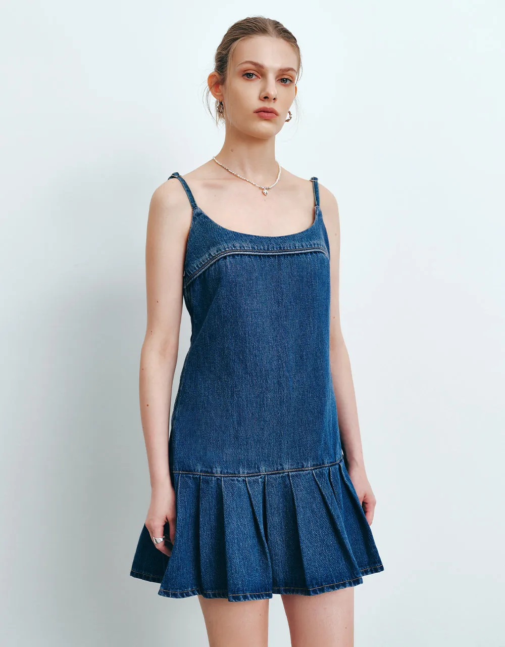 Cami Denim Dress sold by Urban Revivo product image thumbnail 3