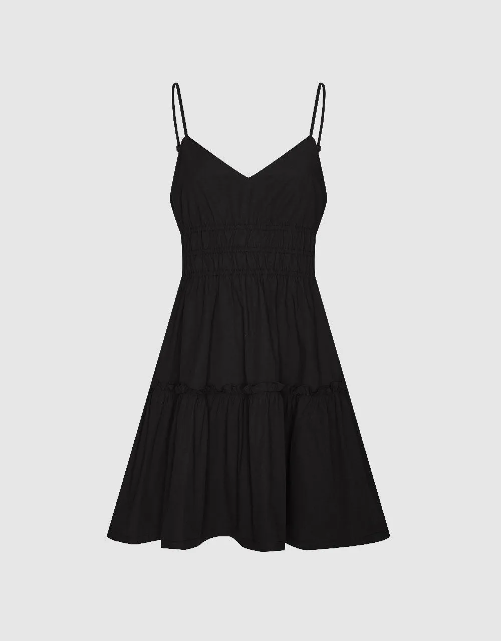 Elastic Waist V-Neck A-Line Cami Dress sold by Urban Revivo product image thumbnail 2