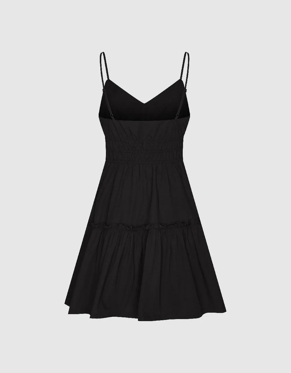 Elastic Waist V-Neck A-Line Cami Dress sold by Urban Revivo product image thumbnail 5