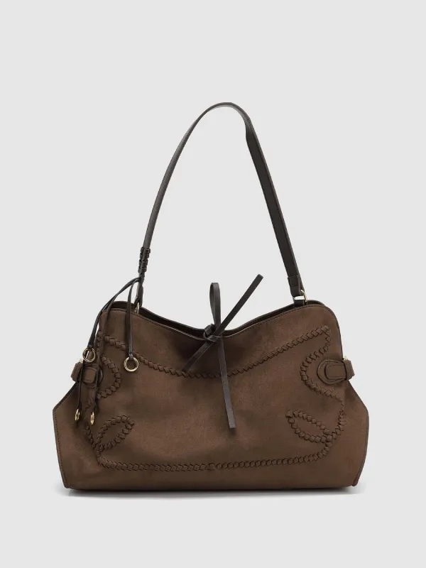 Oversize Weave Detail Shoulder Bags sold by Urban Revivo