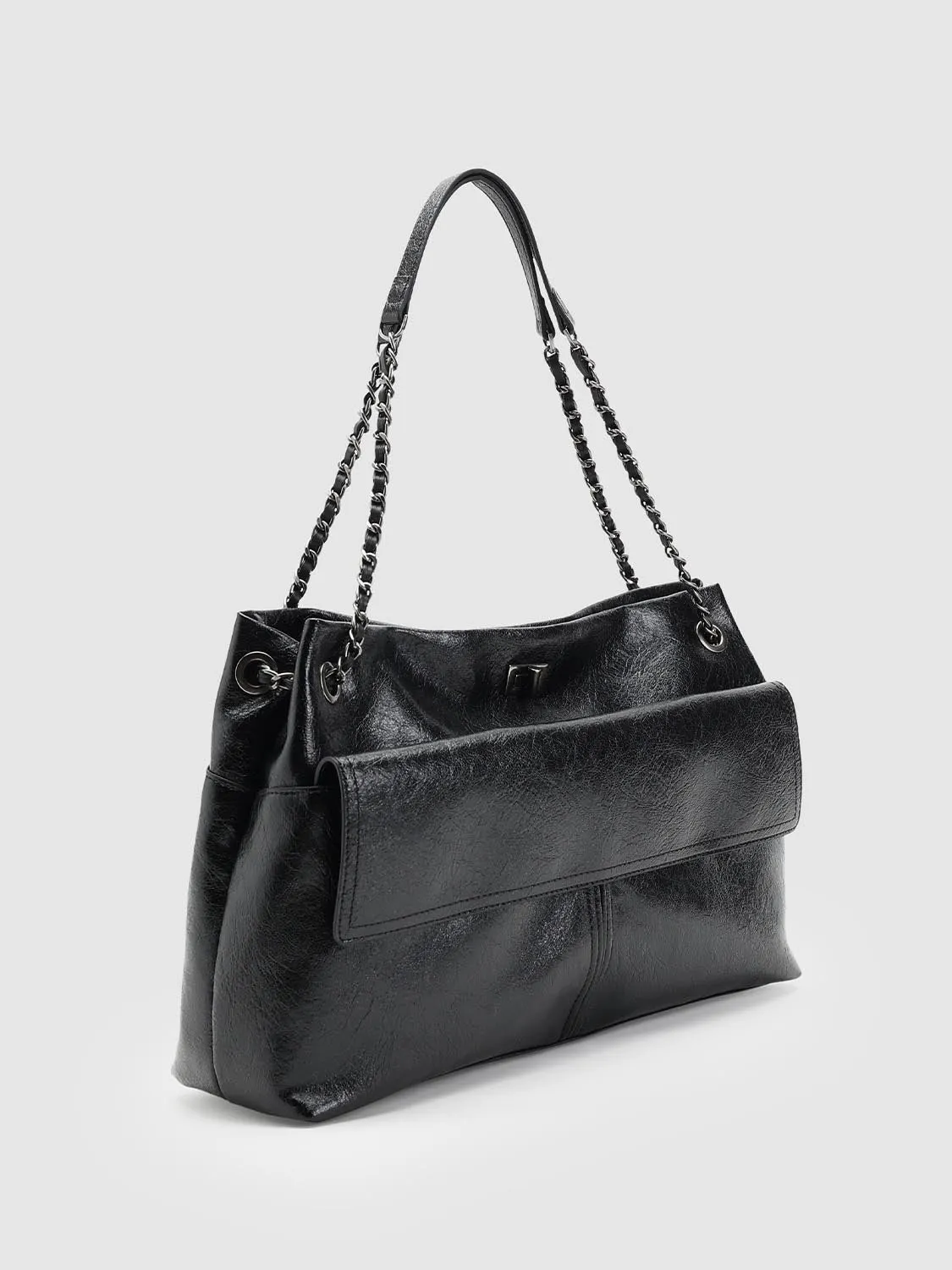 Faux Leather Shoulder Bags sold by Urban Revivo product image thumbnail 3