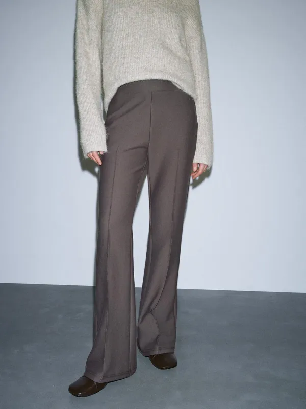 Stitch Detail Flare Leg Pants sold by Urban Revivo