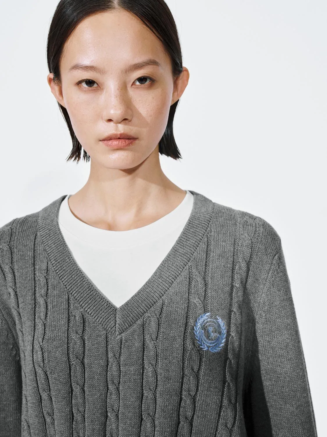 2 In 1 Cable Knitted T-Shirts sold by Urban Revivo product image thumbnail 3