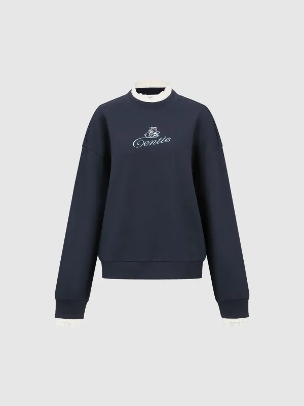 Crew Neck Printed Sweatshirts sold by Urban Revivo