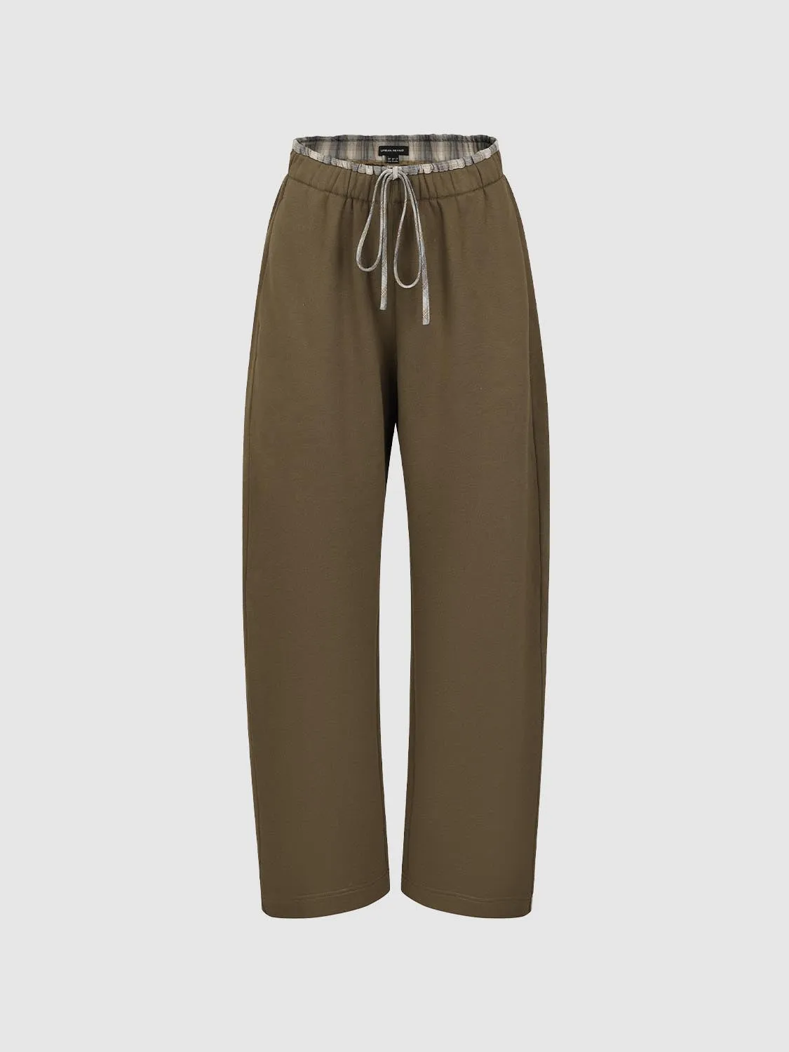 Drawstring Pull On Barrel Leg Pants sold by Urban Revivo product image thumbnail 2