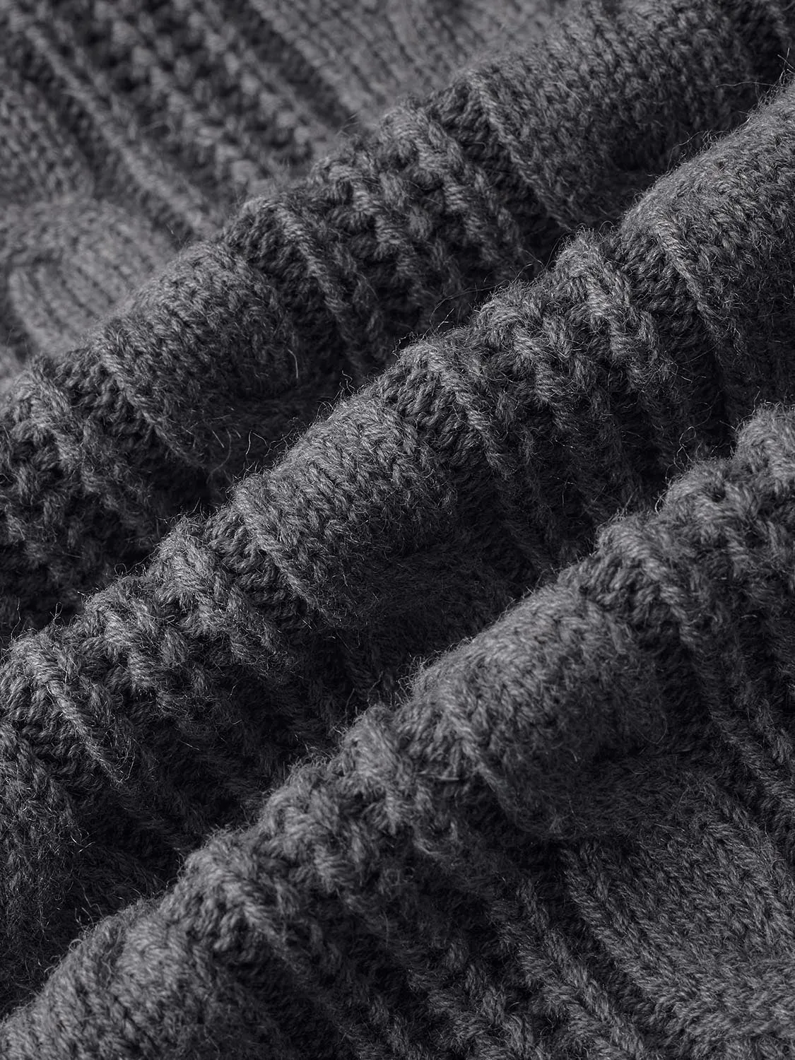 2 In 1 Check Trim Knitted Cardigans sold by Urban Revivo product image thumbnail 3