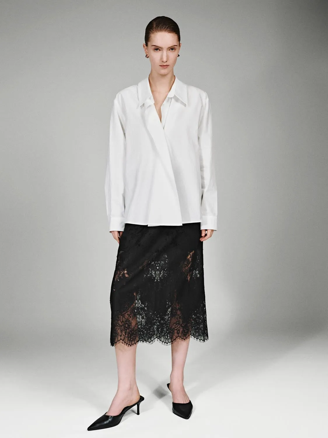 Asymmetric Placket Shirts sold by Urban Revivo product image thumbnail 4