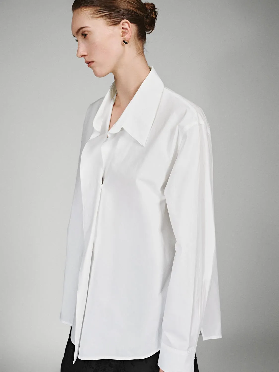 Asymmetric Placket Shirts sold by Urban Revivo product image thumbnail 2