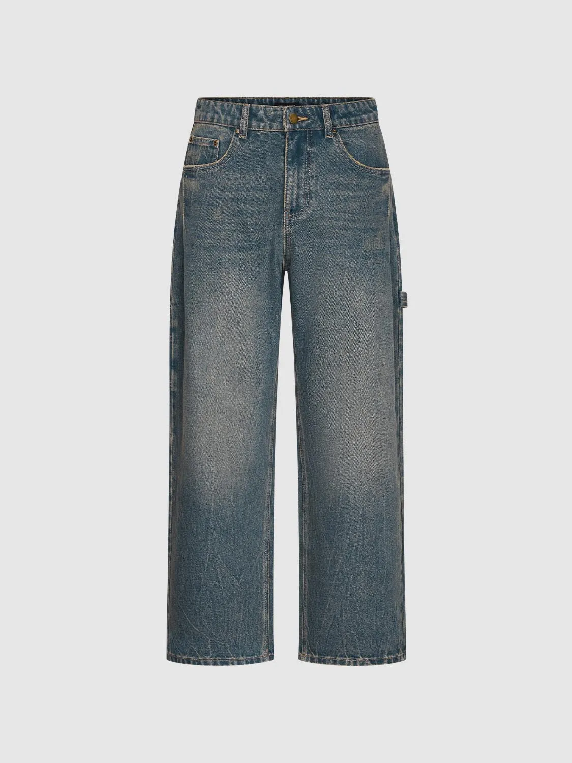 Washed Barrel Leg Jeans sold by Urban Revivo product image thumbnail 2