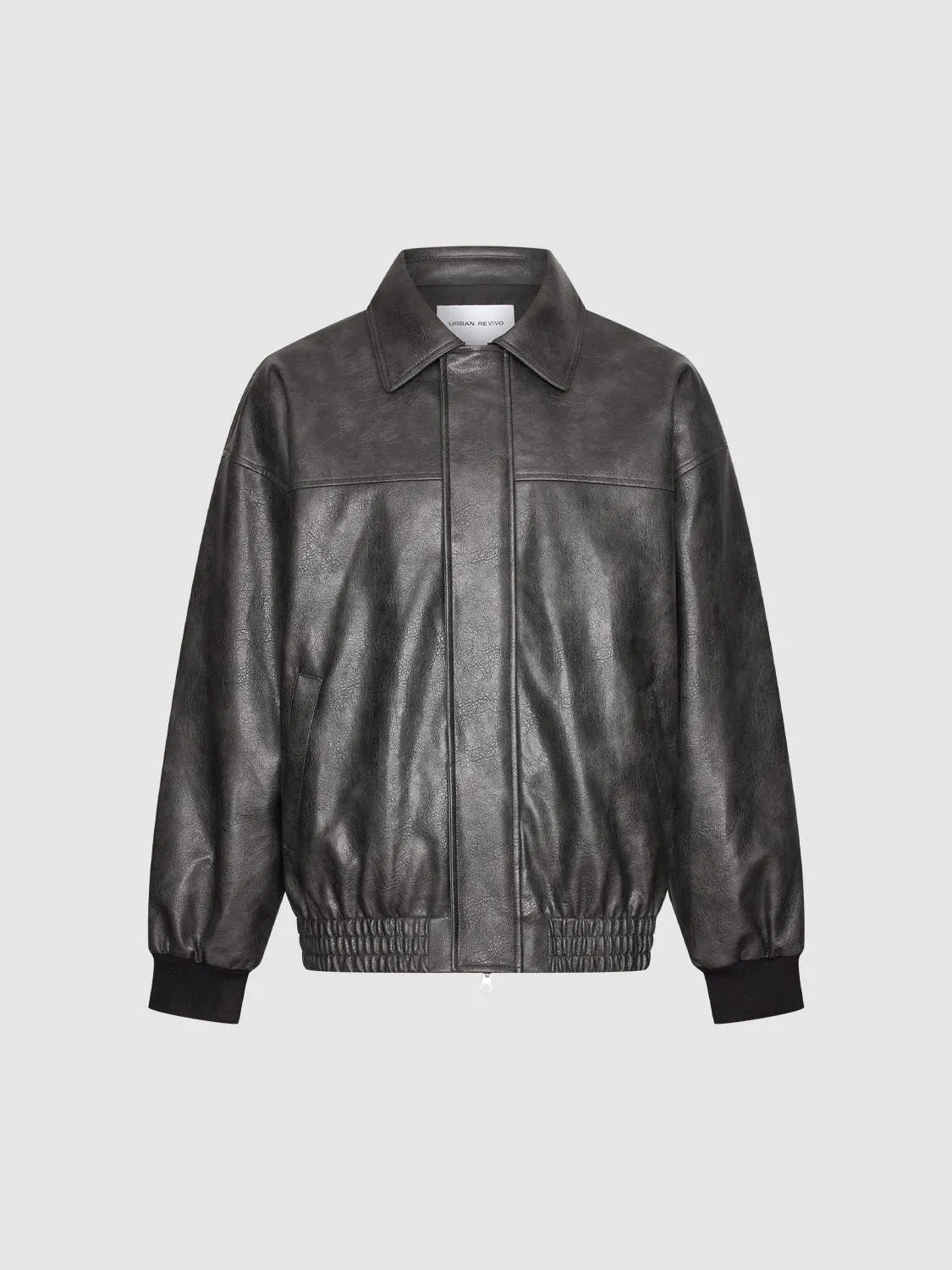 Faux Leather Bomber Jackets sold by Urban Revivo