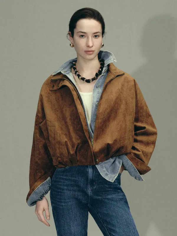 Mock Neck Bomber Jackets sold by Urban Revivo