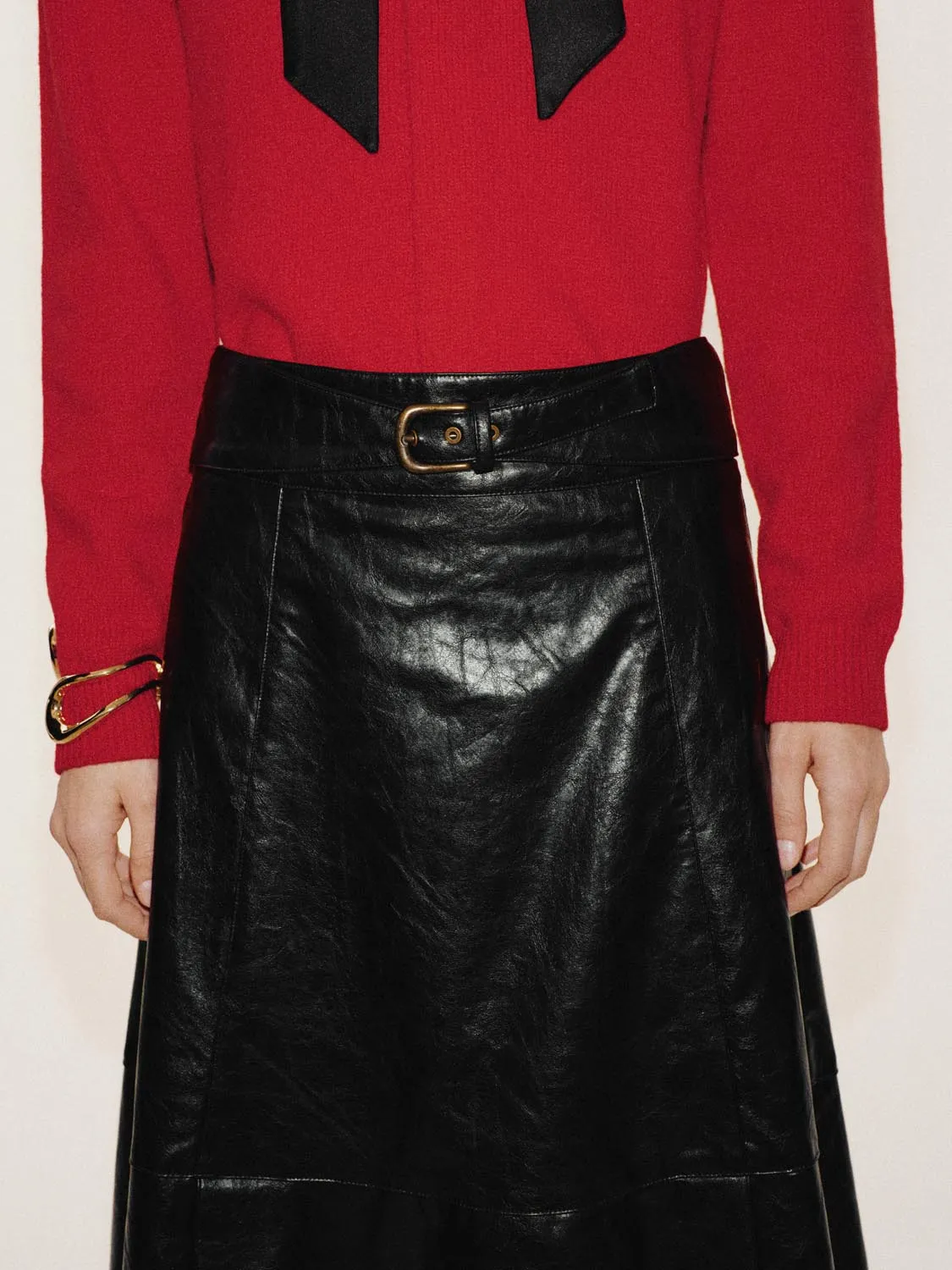 Belted A-Line Midi Skirts sold by Urban Revivo product image thumbnail 5