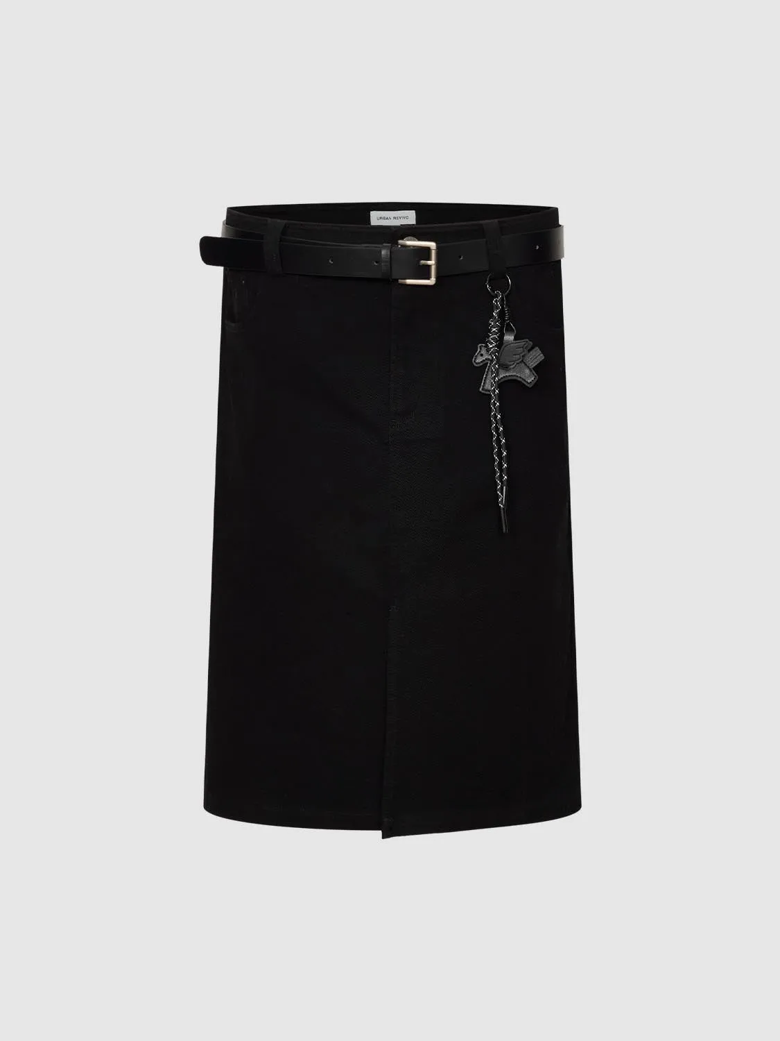 Belted Straight Midi Skirts sold by Urban Revivo product image thumbnail 2