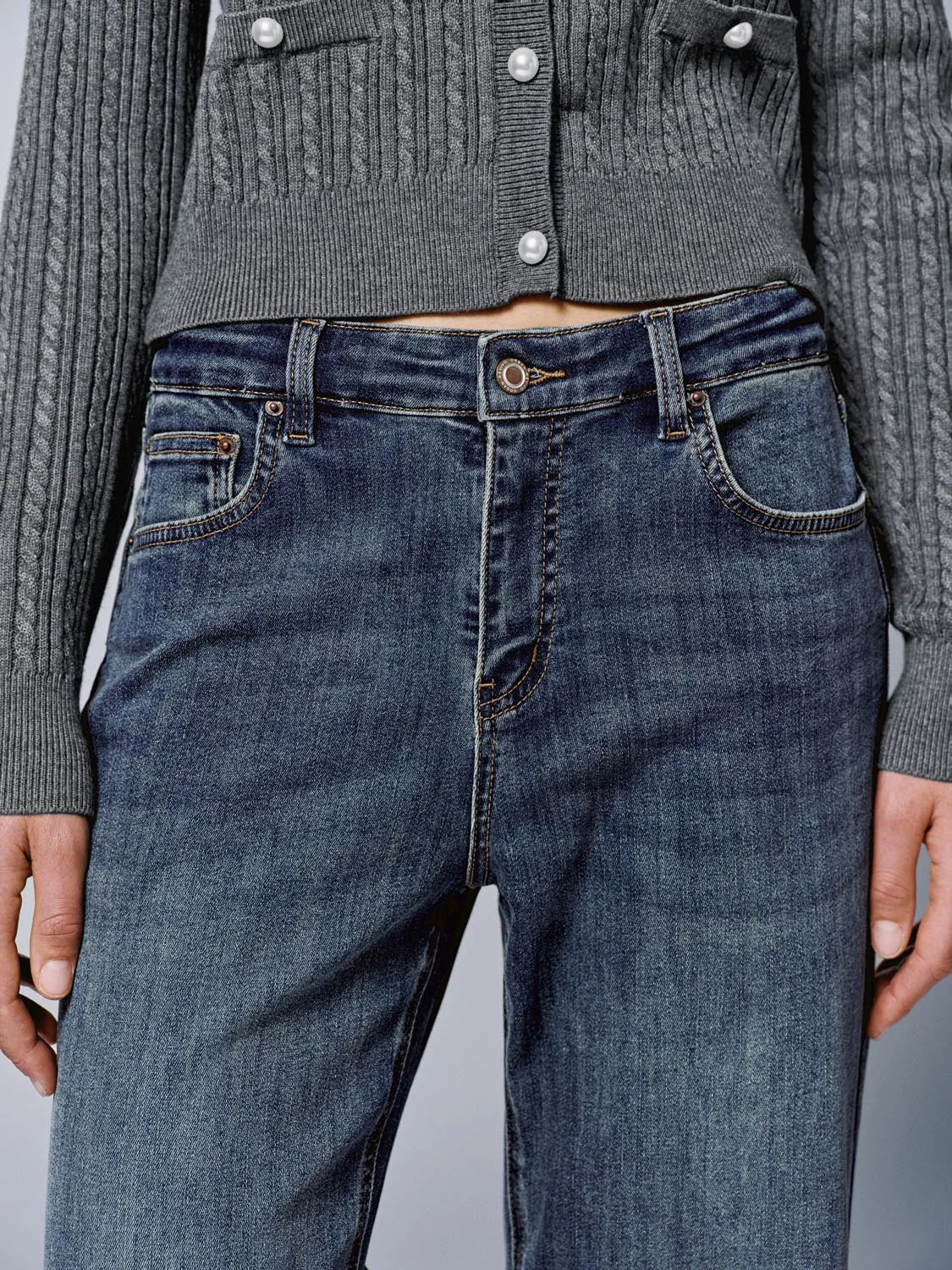 Flare Leg Jeans sold by Urban Revivo product image thumbnail 5