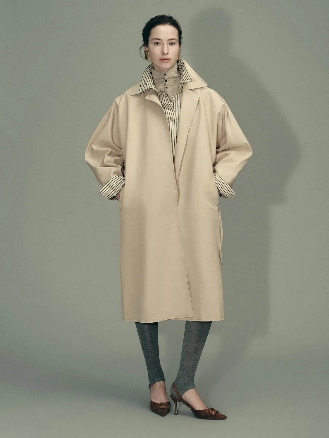 Collared Oversize Coats sold by Urban Revivo product image thumbnail 5