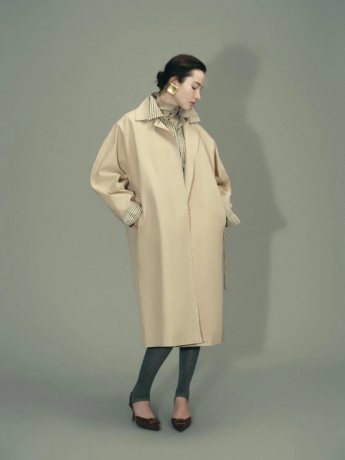 Collared Oversize Coats sold by Urban Revivo product image thumbnail 4