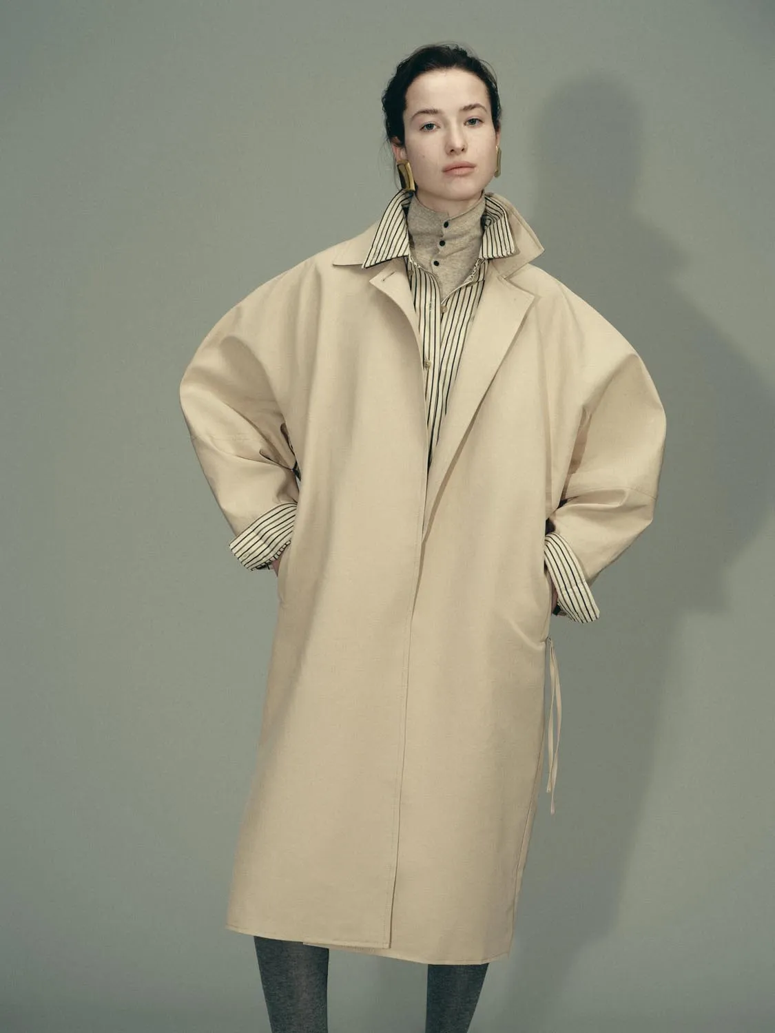 Collared Oversize Coats sold by Urban Revivo product image thumbnail 2
