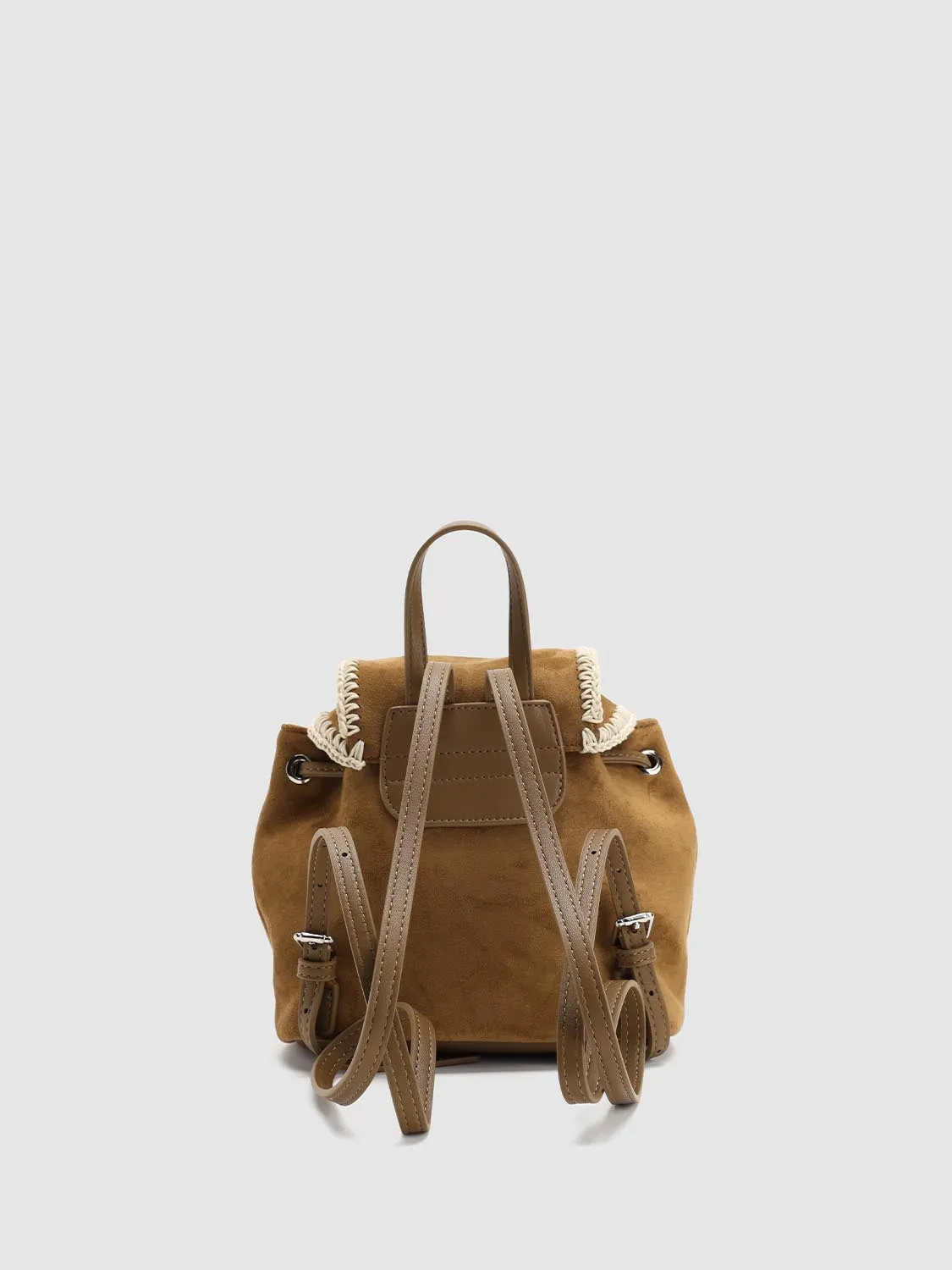 Contrast Crochet Trim Fringe Detail Backpacks sold by Urban Revivo product image thumbnail 2