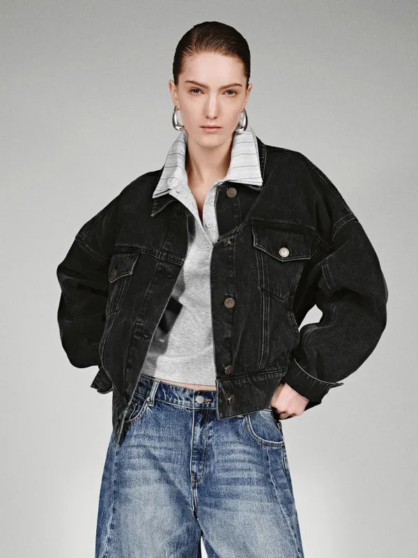 Flap Pocket Denim Trucker Jackets sold by Urban Revivo