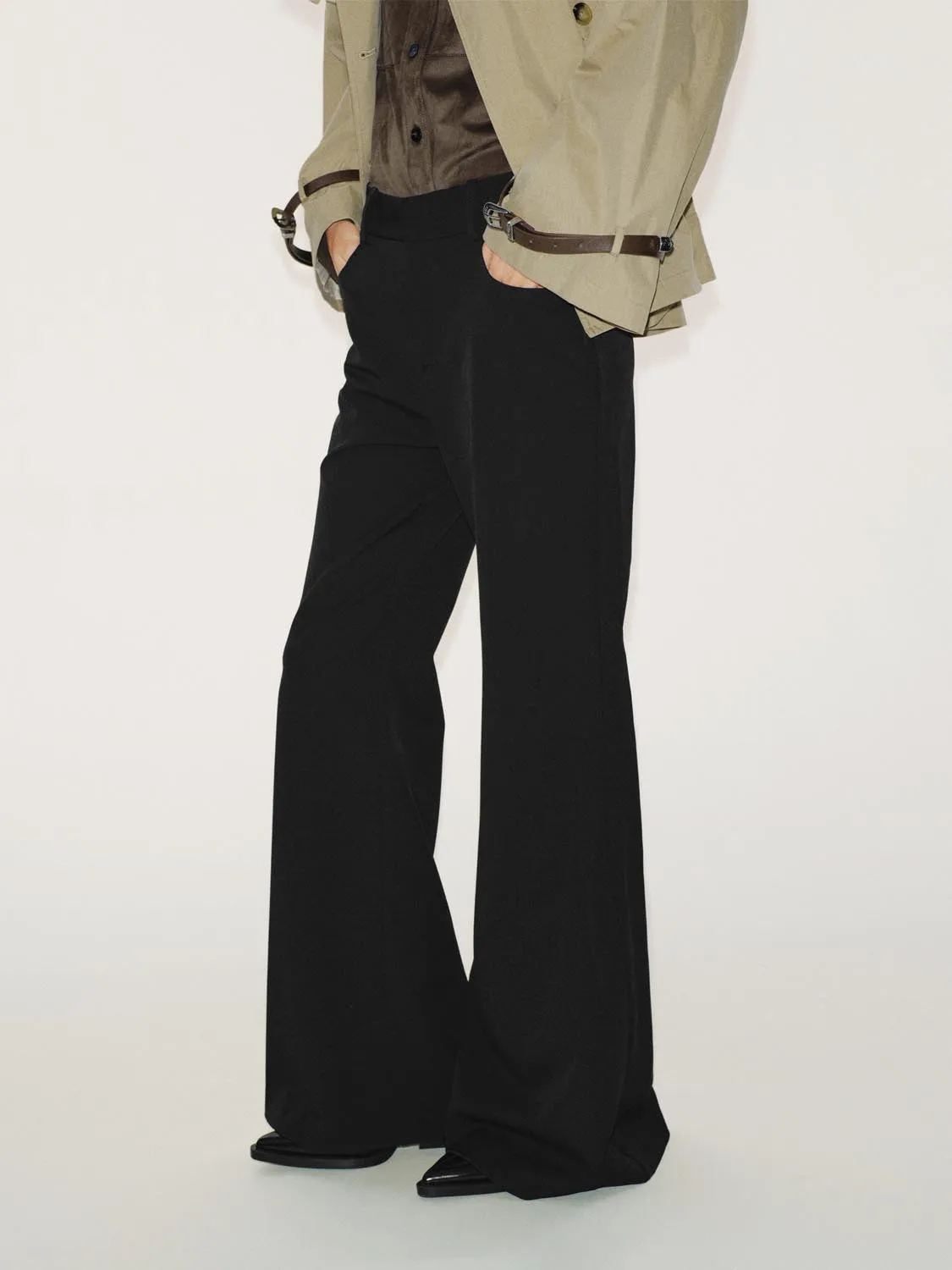 Flare Leg Pants sold by Urban Revivo product image thumbnail 3