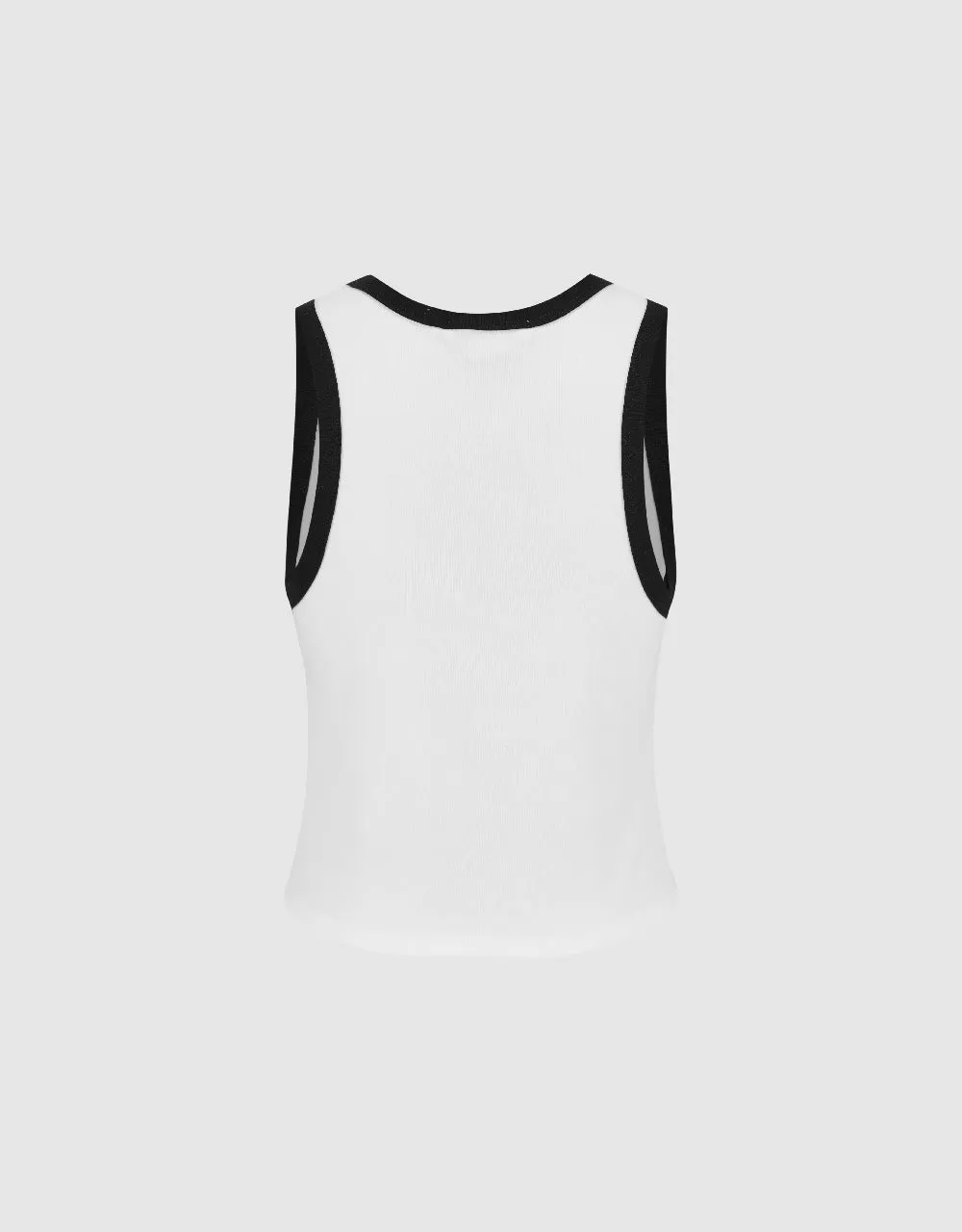 Crew Neck Tank Top sold by Urban Revivo product image thumbnail 5