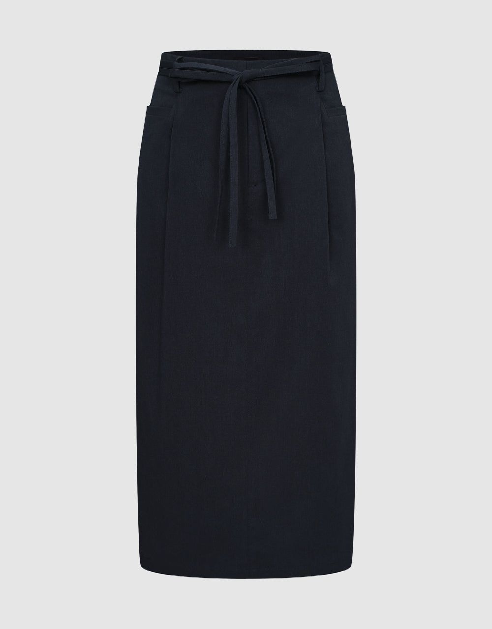 Midi Straight Skirt With Rope sold by Urban Revivo