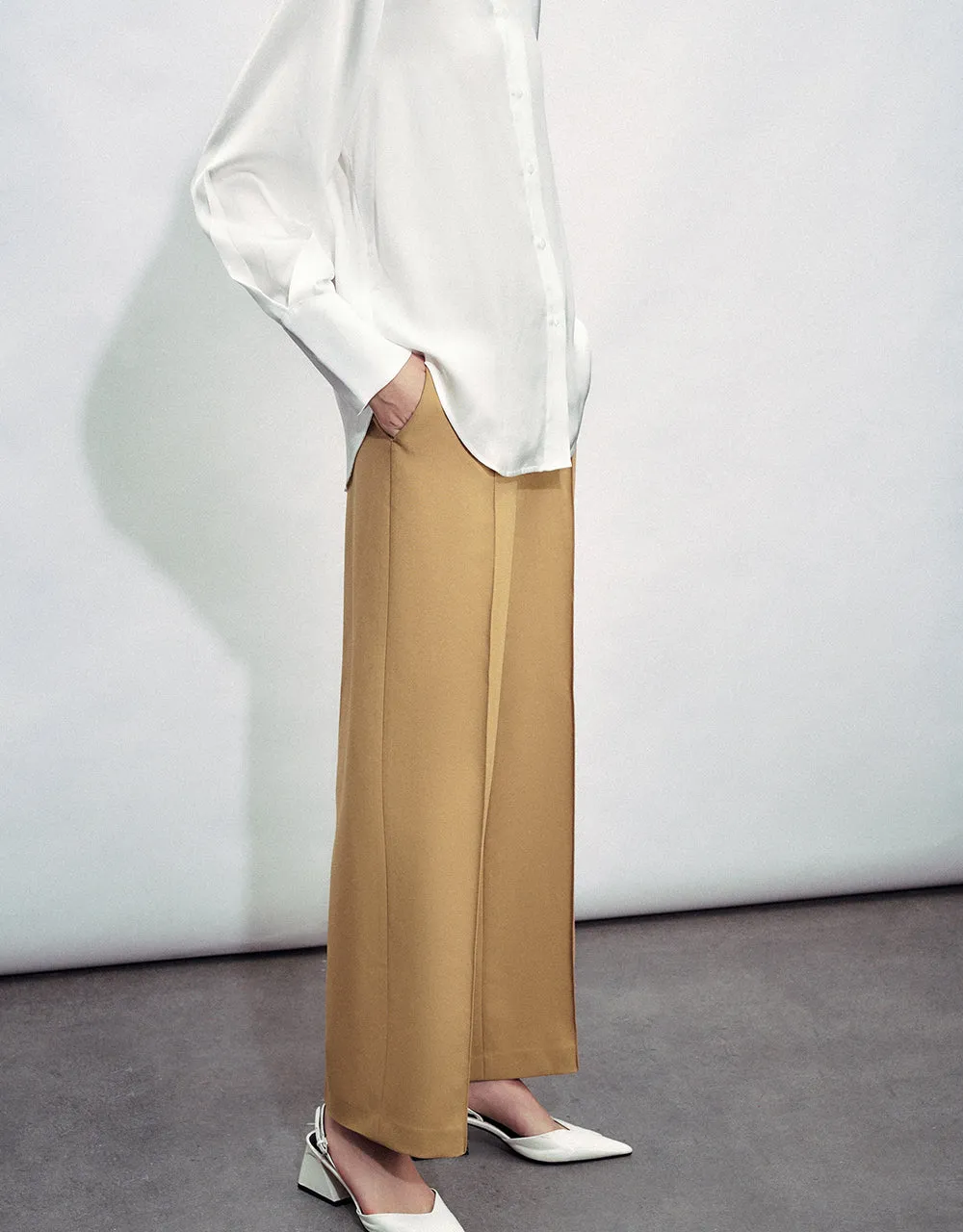 Wide-Leg Pants sold by Urban Revivo product image thumbnail 4