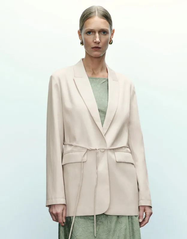 Tailored Peak Lapel Blazer sold by Urban Revivo