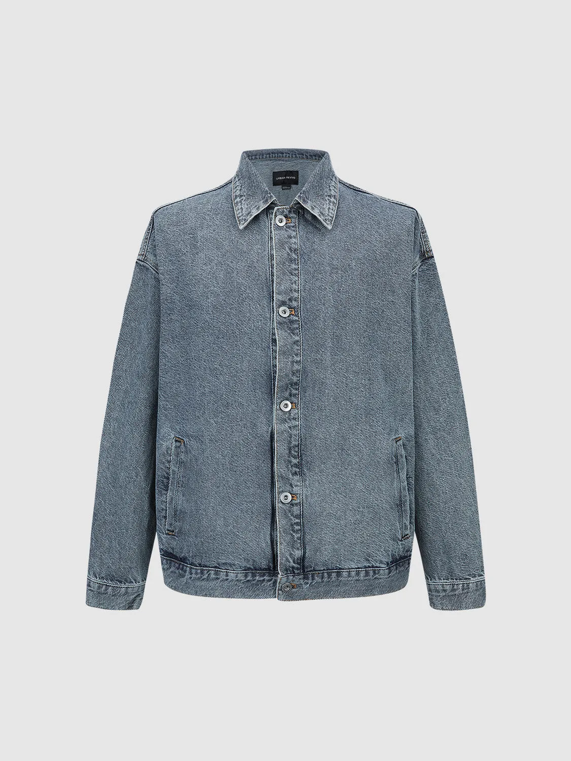Button Up Loose Denim Jacket sold by Urban Revivo product image thumbnail 2