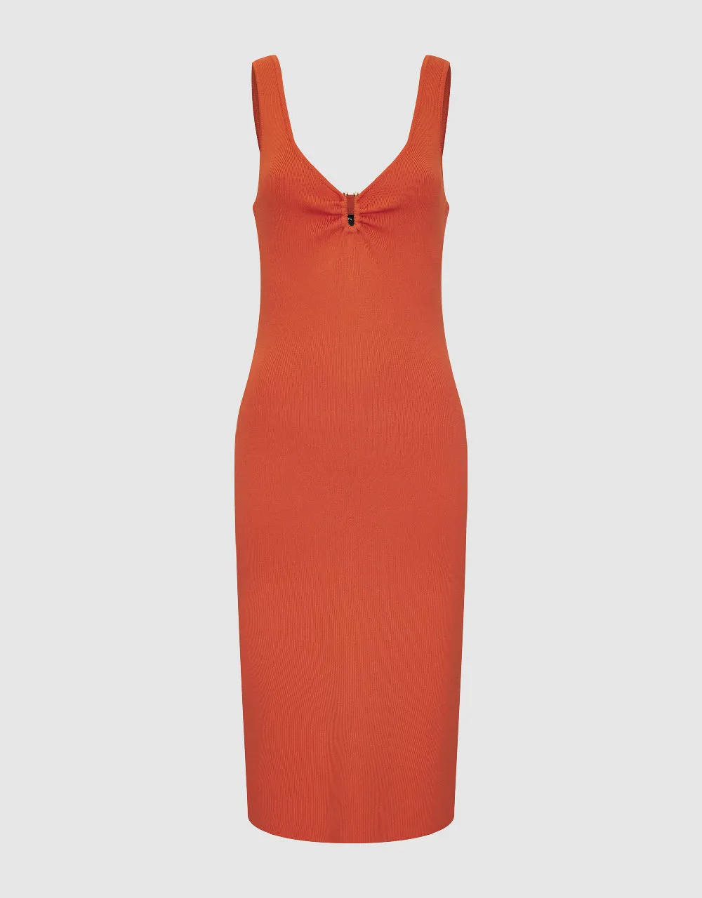 Sleeveless V-Neck Knitted Dress sold by Urban Revivo product image thumbnail 2