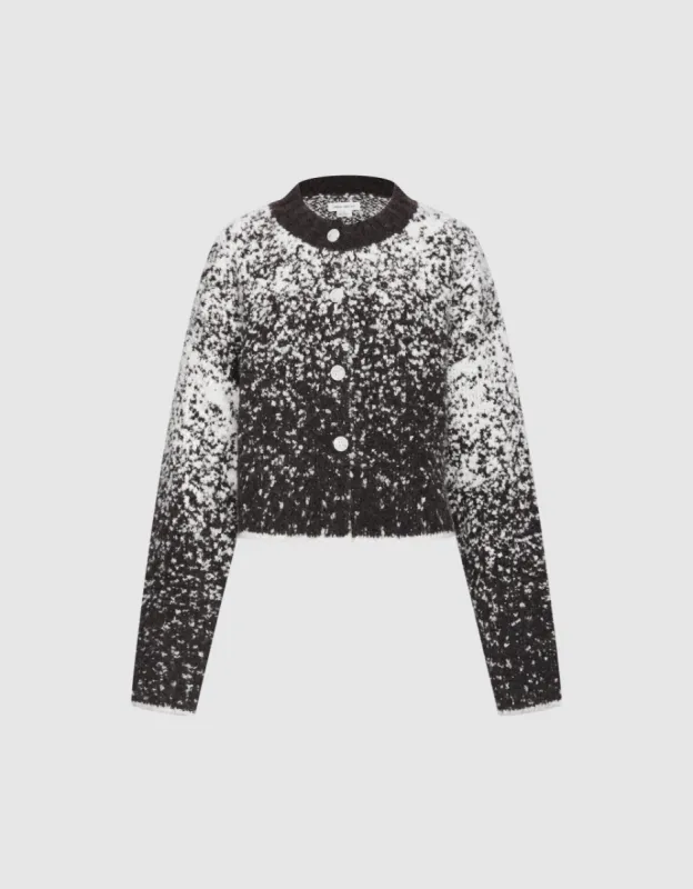 Contrast Trim Fleece Cardigan sold by Urban Revivo