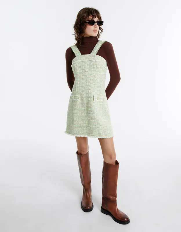 Tweed Strappy Dress made by Urban Revivo