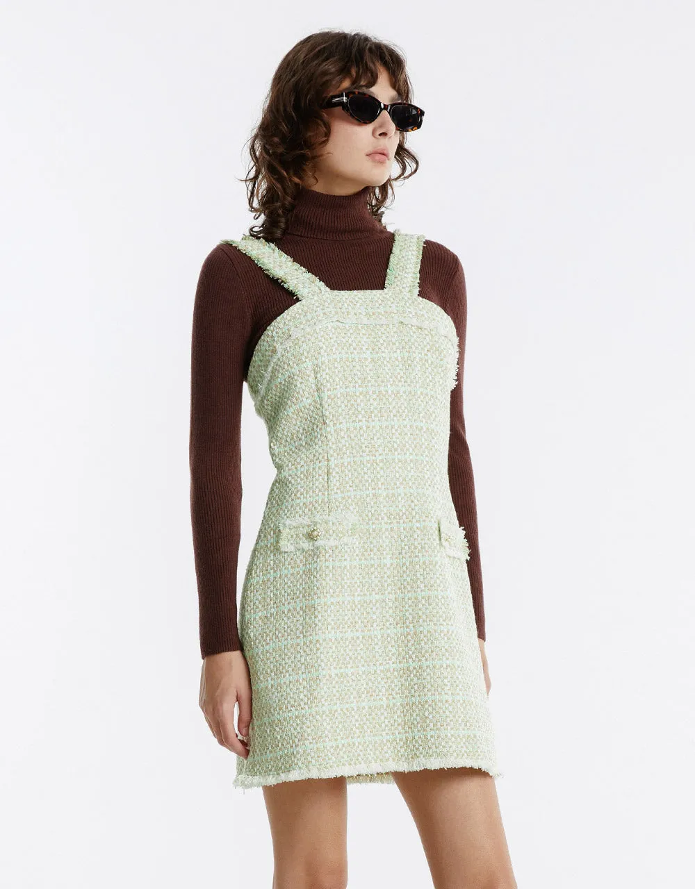 Tweed Strappy Dress sold by Urban Revivo product image thumbnail 2