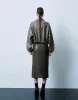 Drop Shoulder Sleeve Vegan Leather Jacket sold by Urban Revivo