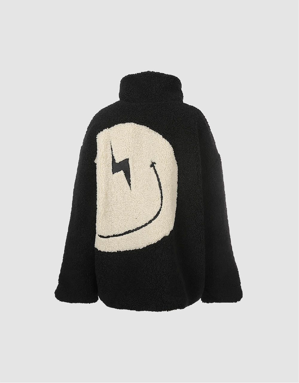 Zipper Front Furry Jacket sold by Urban Revivo