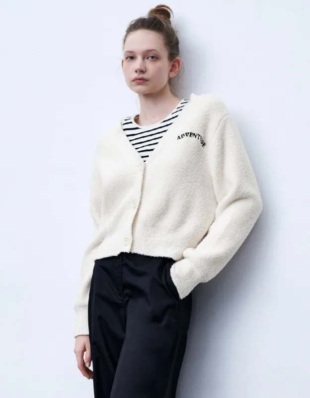 Fluffy Knitted Cardigan sold by Urban Revivo