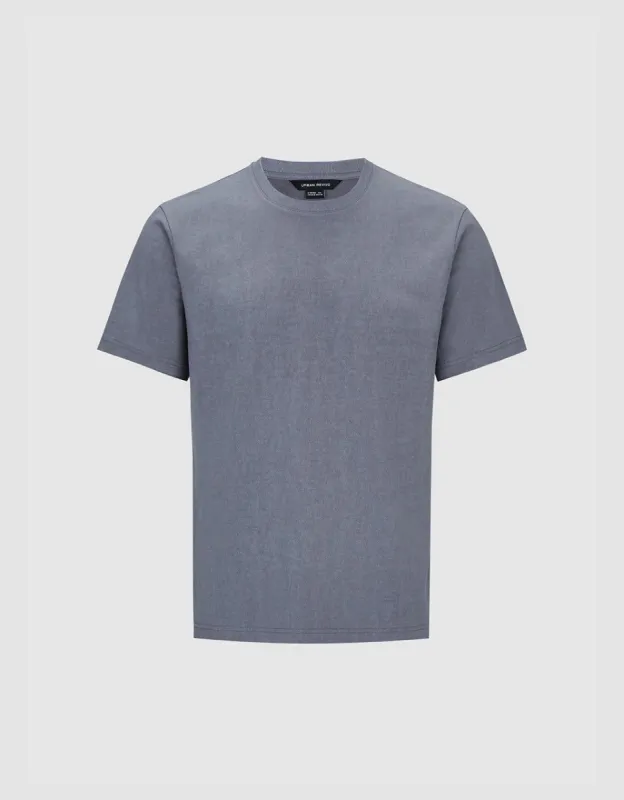 Crew Neck Straight T-Shirt sold by Urban Revivo