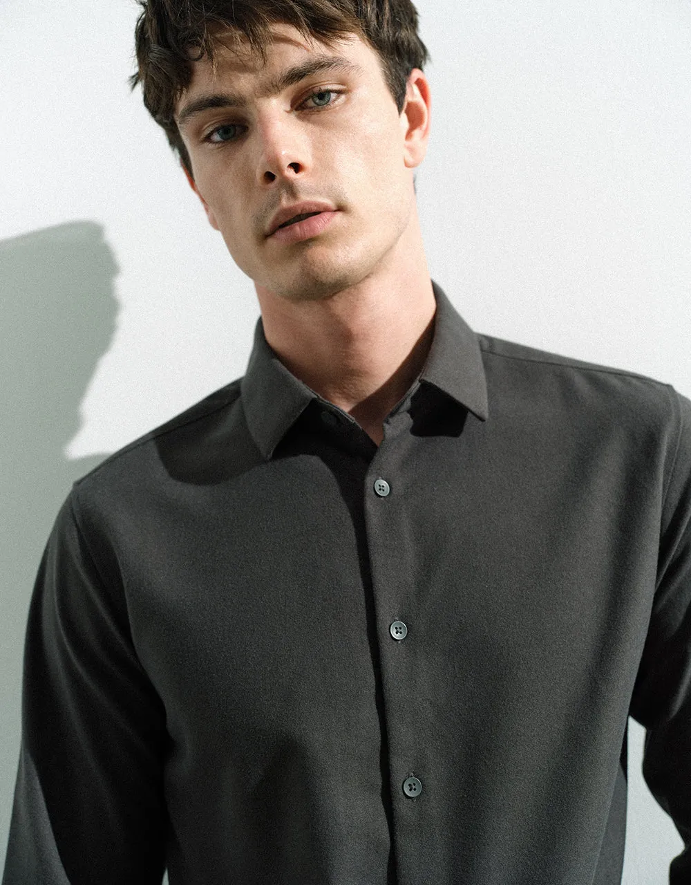 Button Up Straight Shirt sold by Urban Revivo product image thumbnail 5