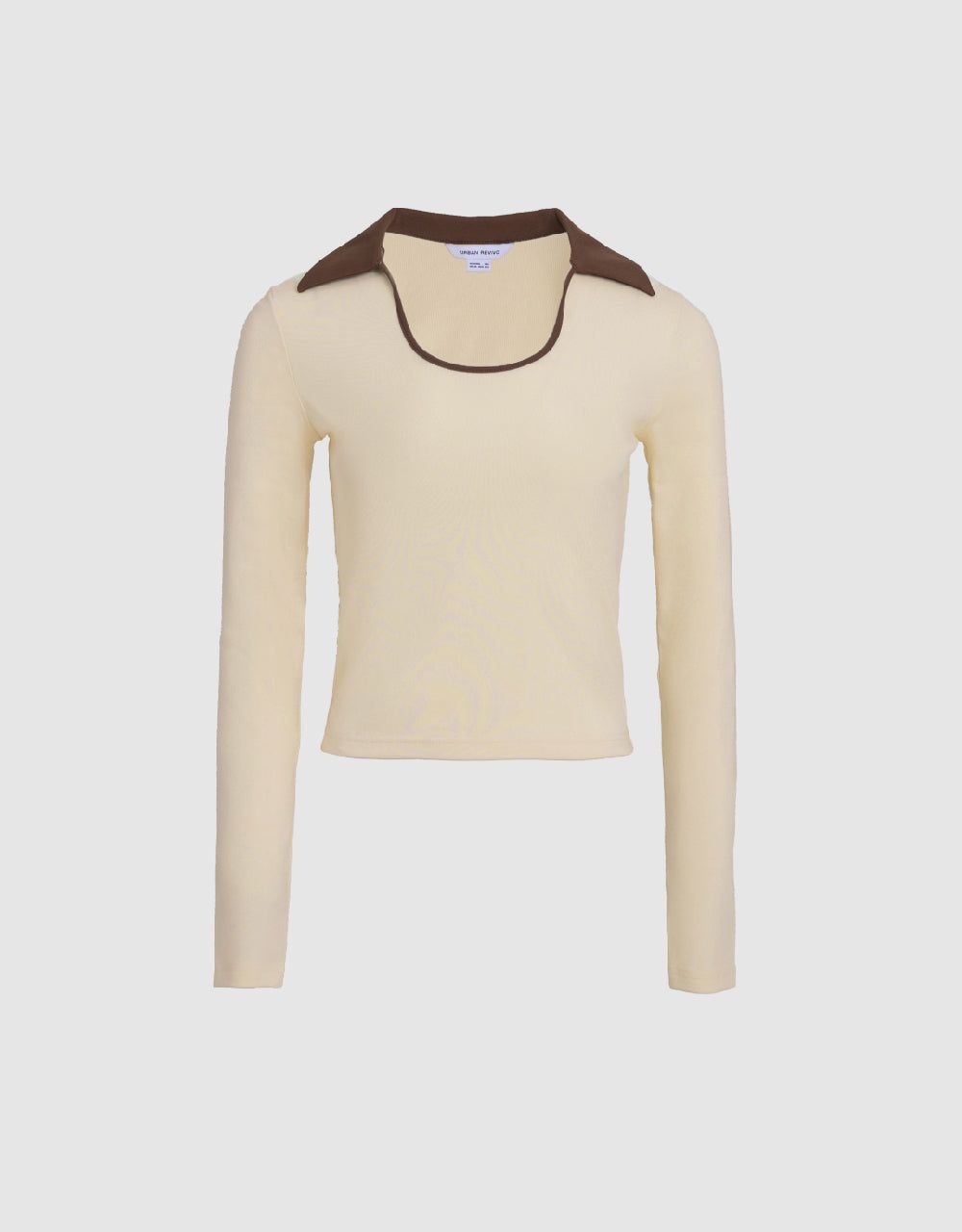 Lapel Straight T-Shirt sold by Urban Revivo product image thumbnail 2