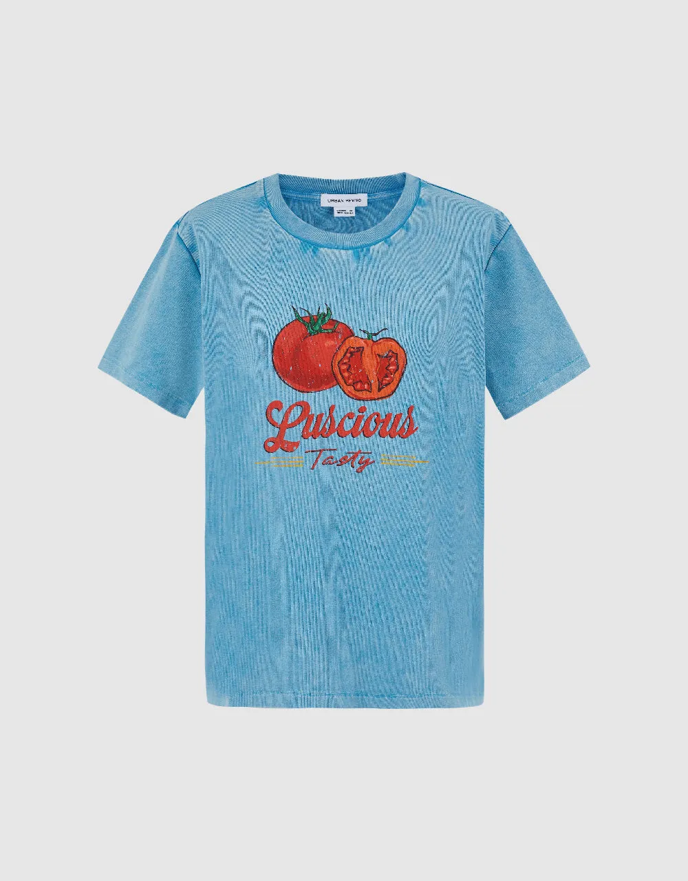 Printed Crew Neck T-Shirt sold by Urban Revivo product image thumbnail 2