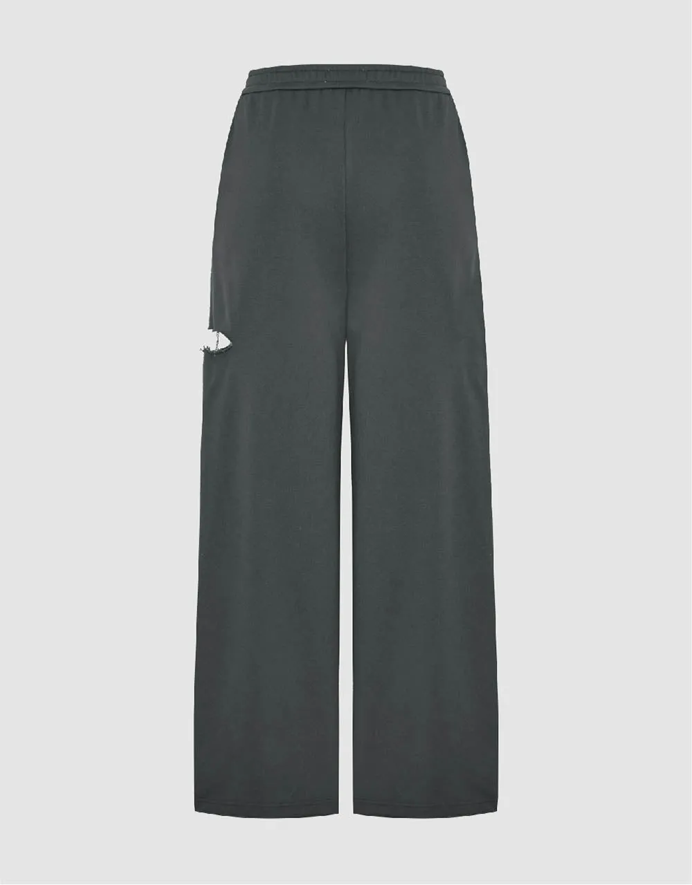 Elastic Waist Knitted Straight Pants sold by Urban Revivo product image thumbnail 3