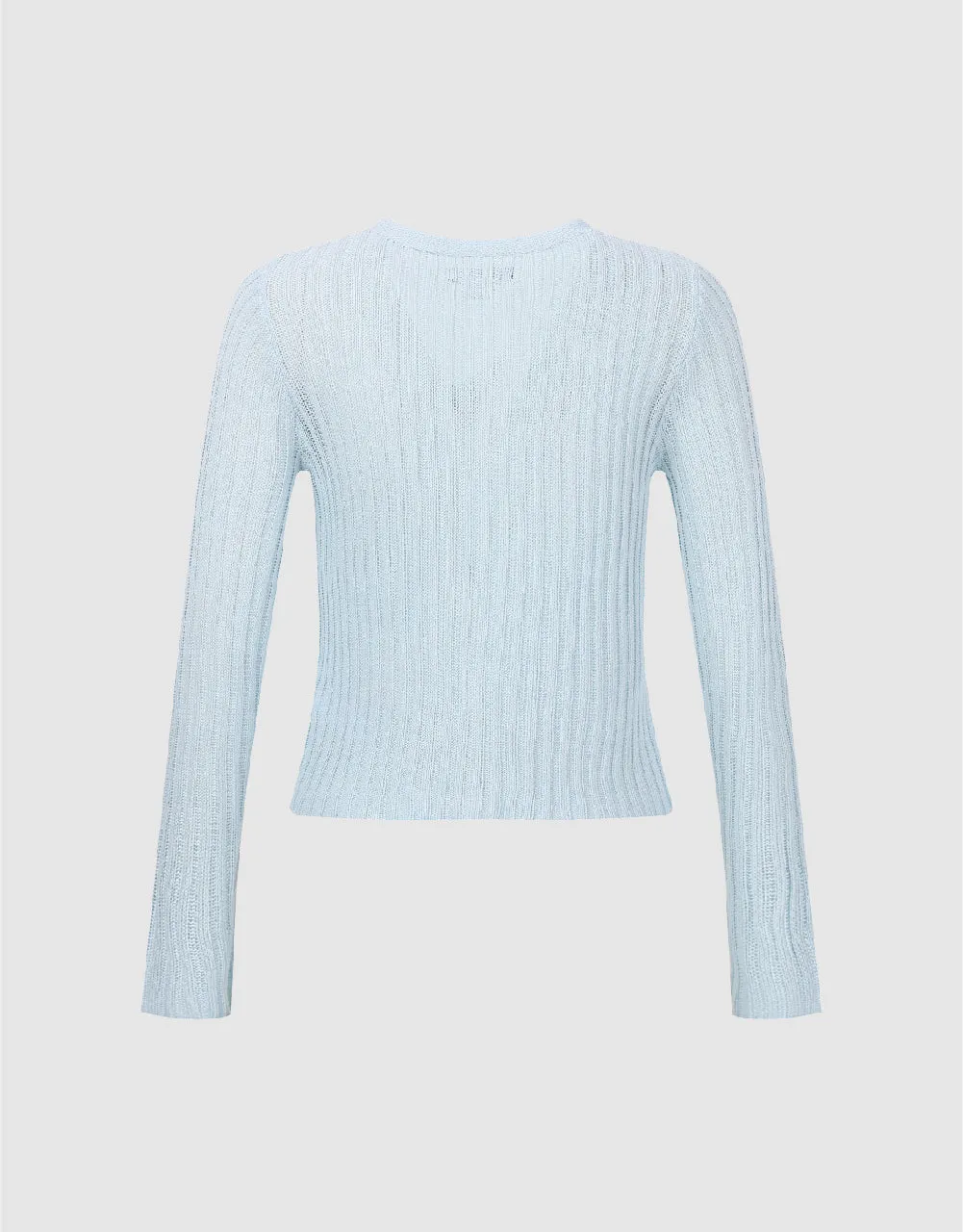 Skinny V-Neck Knitted Cardigan sold by Urban Revivo product image thumbnail 5